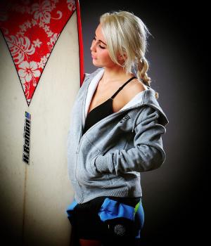 Zip-Hoody girls grey