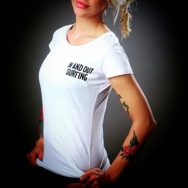 Girls T-Shirt - white surfangel